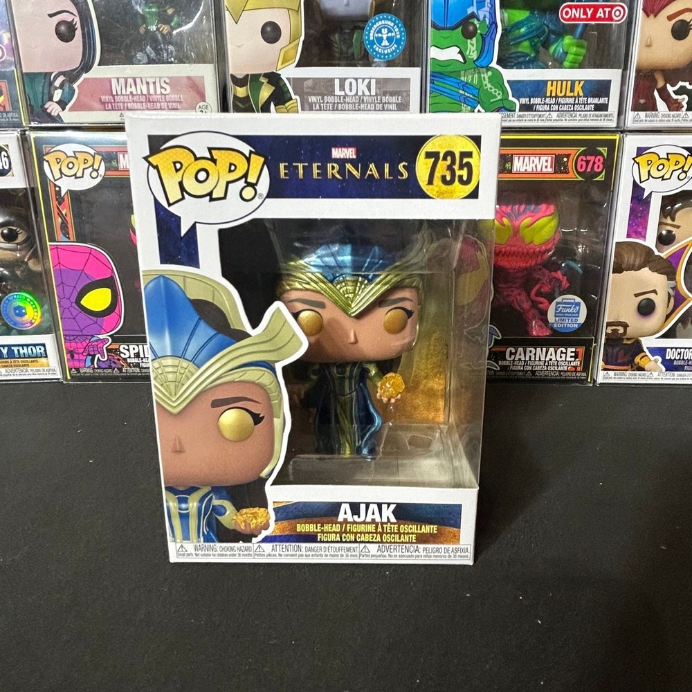 Funko Pop Marvel Eternals Ajak 735 Vinyl Bobble-Head Figure MCU Collectible